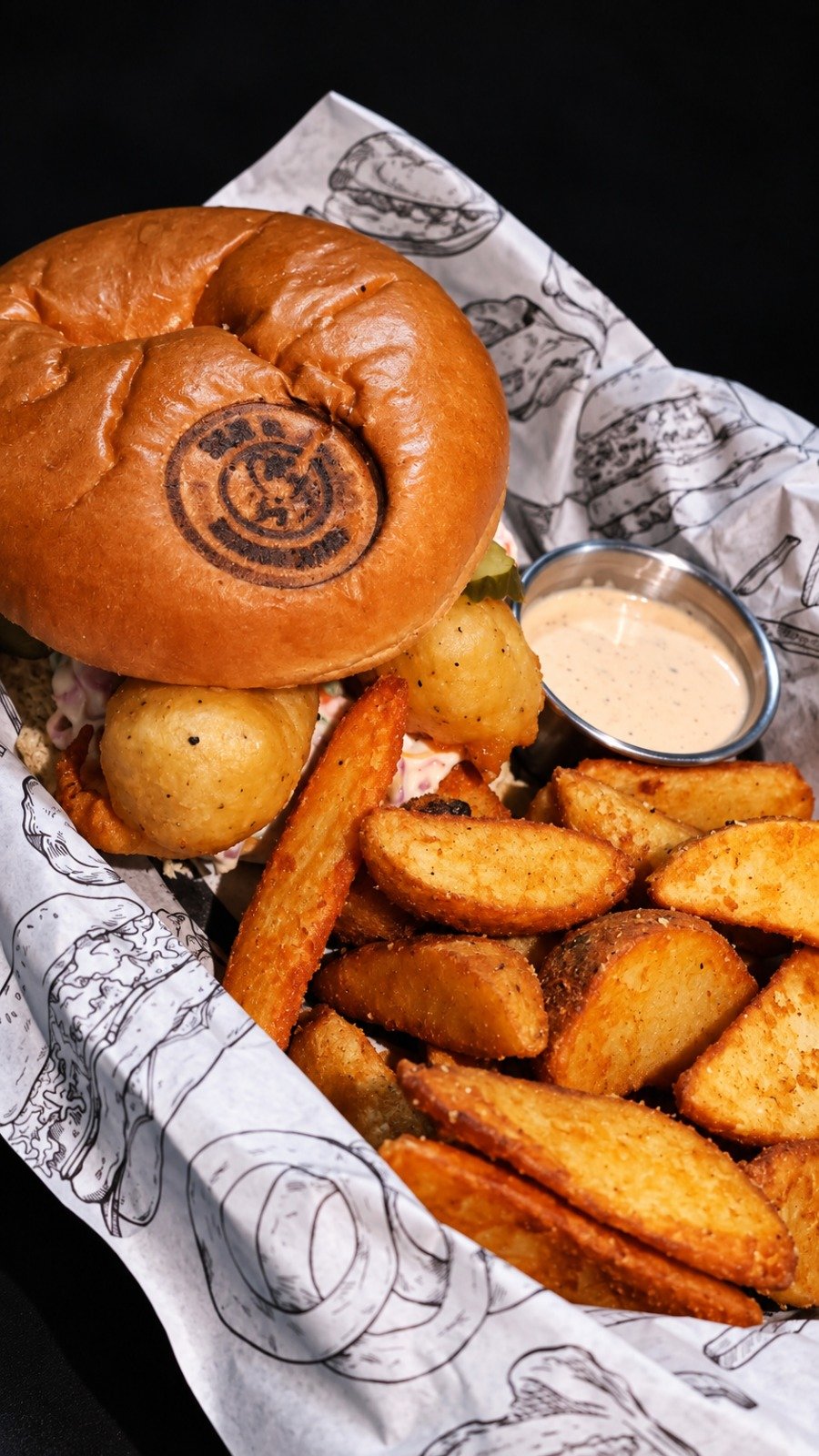 Shrimp Burguer.